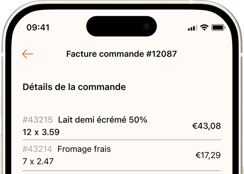 Scan de Facture